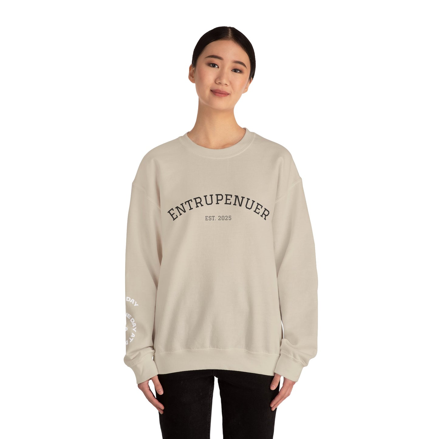 Entrepreneur Crewneck Sweatshirt, Cozy Unisex Pullover Gift, Casual Streetwear, Perfect for Entrepreneurs, Stylish Everyday Wear
