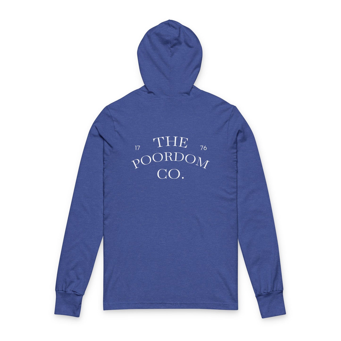 Poordom Est 1776 - Unisex Hoodie - Comfortable Casual Hooded Long Sleeve Tee