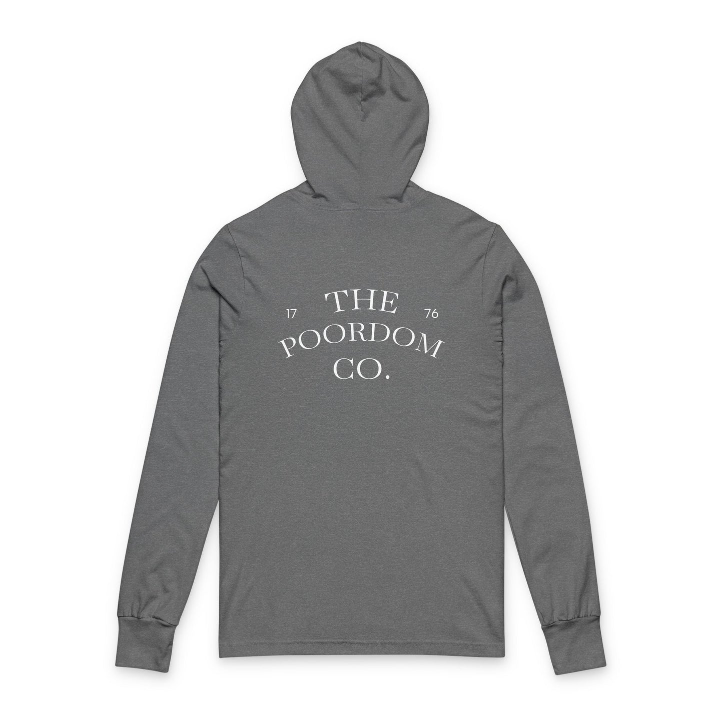 Poordom Est 1776 - Unisex Hoodie - Comfortable Casual Hooded Long Sleeve Tee
