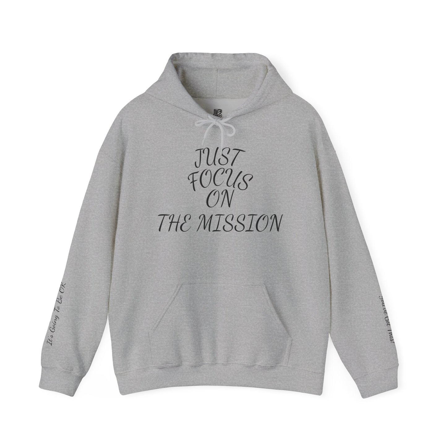IT'S GOING TO BE OK - From The Encouragement Collection - Motivation Hoodie for Everyday Inspiration, Cozy Sweatshirt, Self-Care Gift, Fitness Apparel, Study Gear, Positive Quote