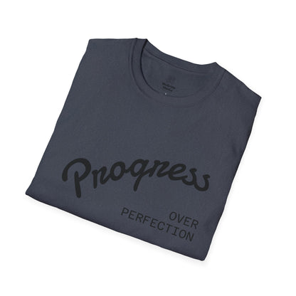 Progress Over Perfection - Motivational Unisex T-Shirt