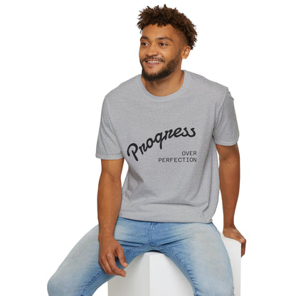 Progress Over Perfection - Motivational Unisex T-Shirt