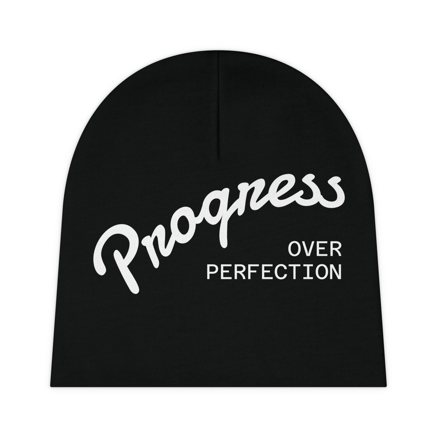 Progress Over Perfection Beanie - Stylish Winter Hat, Perfect Gift, Modern Beanie, Trendy.