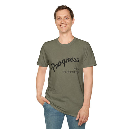 Progress Over Perfection - Motivational Unisex T-Shirt