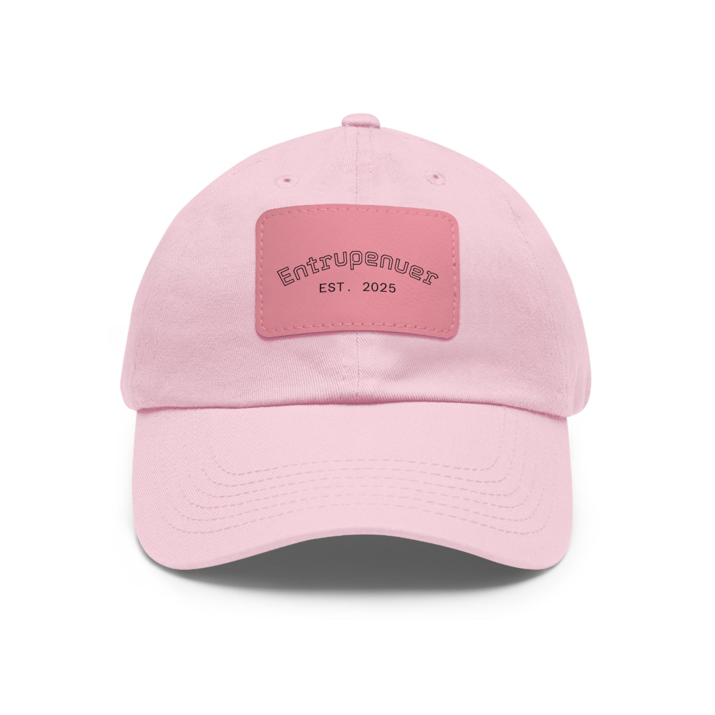 Entrepreneur  - Stylish Dad Hat with Leather Patch | Casual Cap for Everyday Wear, Gift for Him, Fashionable Accessories, Unique Menswear, Birthday Present