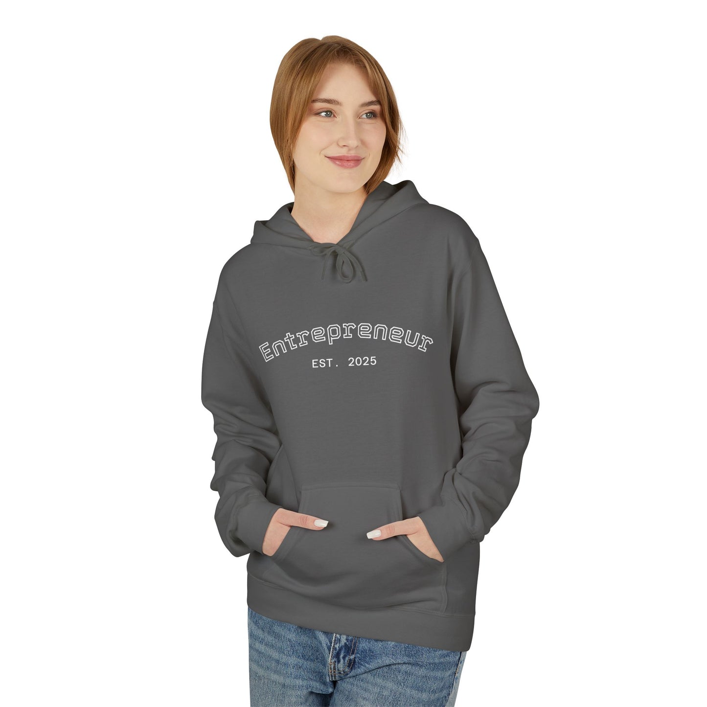 Entrepreneur - Casual Softstyle Fleece Hoodie, Cozy Sweatshirt for Every Occasion, Perfect Gift for Birthdays, Holidays, and Relaxing Days