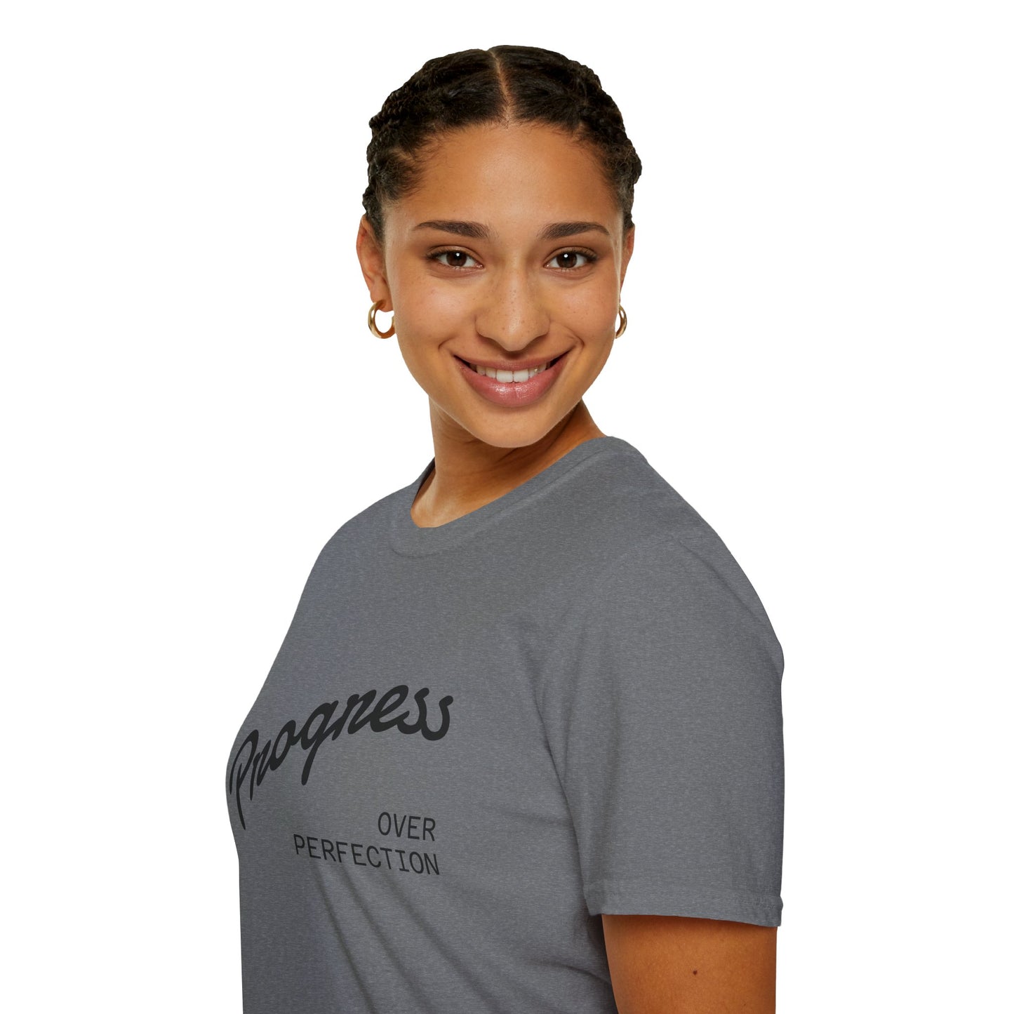 Progress Over Perfection - Motivational Unisex T-Shirt