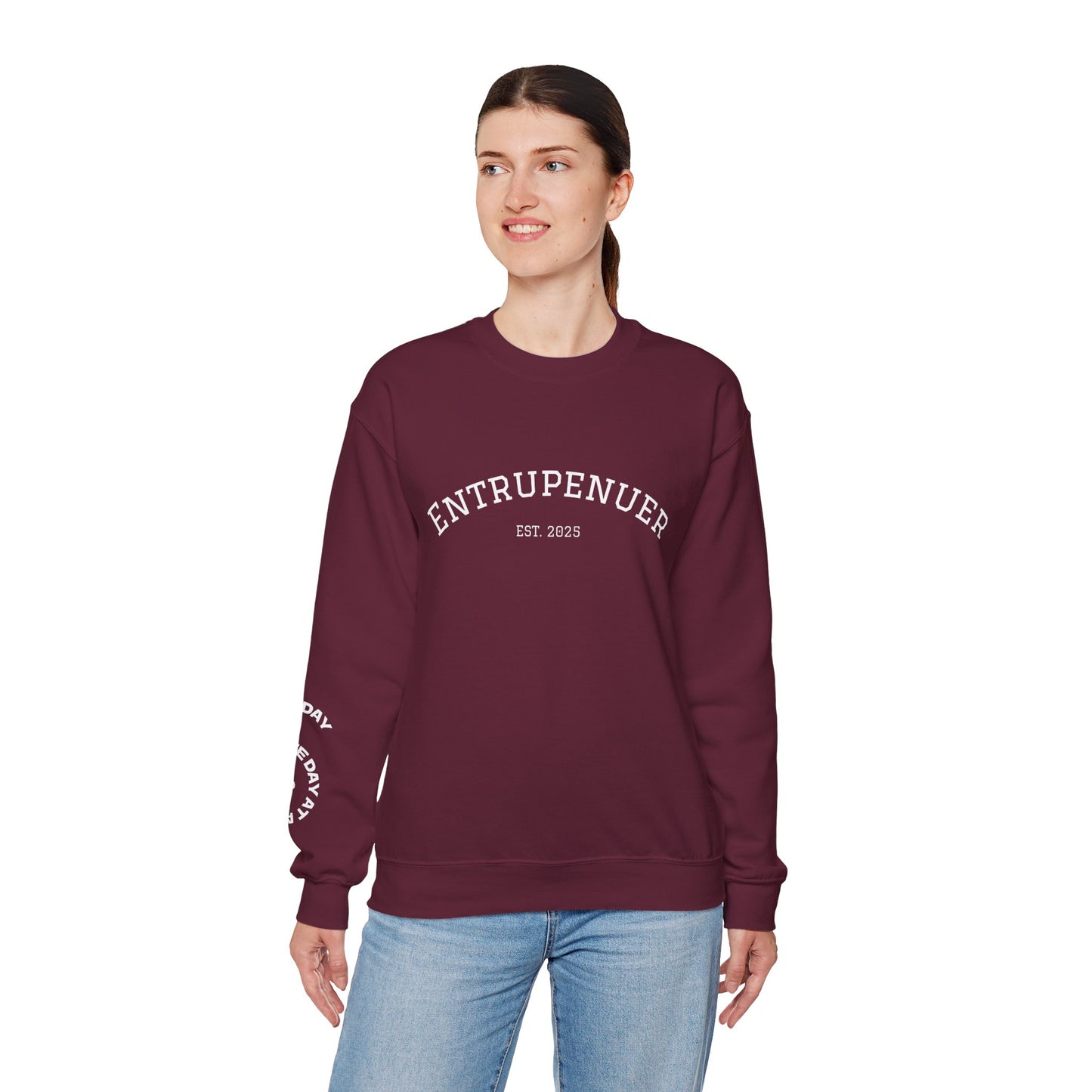Entrepreneur Crewneck Sweatshirt, Cozy Unisex Pullover Gift, Casual Streetwear, Perfect for Entrepreneurs, Stylish Everyday Wear