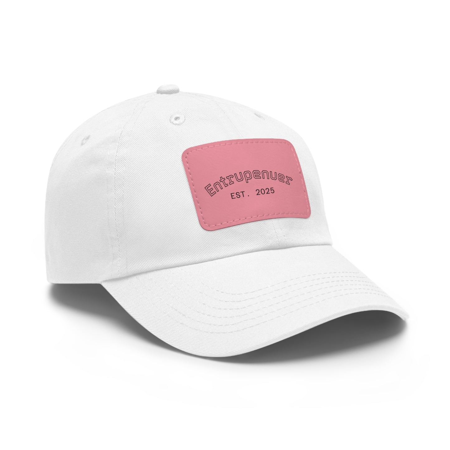Entrepreneur  - Stylish Dad Hat with Leather Patch | Casual Cap for Everyday Wear, Gift for Him, Fashionable Accessories, Unique Menswear, Birthday Present