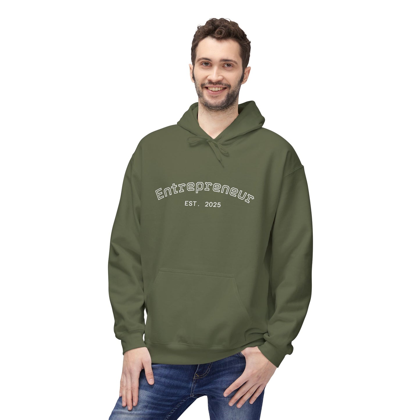 Entrepreneur - Casual Softstyle Fleece Hoodie, Cozy Sweatshirt for Every Occasion, Perfect Gift for Birthdays, Holidays, and Relaxing Days