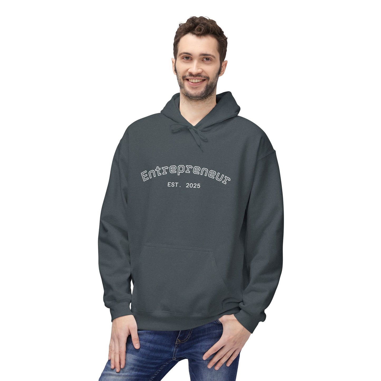 Entrepreneur - Casual Softstyle Fleece Hoodie, Cozy Sweatshirt for Every Occasion, Perfect Gift for Birthdays, Holidays, and Relaxing Days