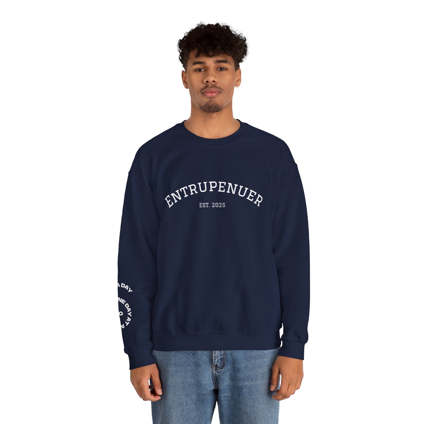 Entrepreneur Crewneck Sweatshirt, Cozy Unisex Pullover Gift, Casual Streetwear, Perfect for Entrepreneurs, Stylish Everyday Wear