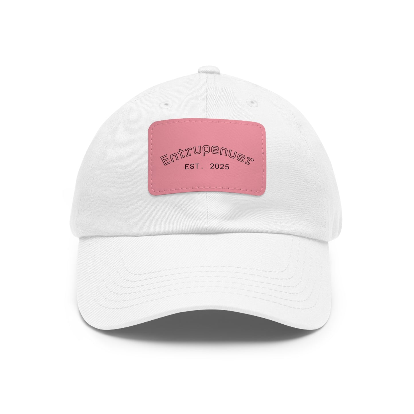 Entrepreneur  - Stylish Dad Hat with Leather Patch | Casual Cap for Everyday Wear, Gift for Him, Fashionable Accessories, Unique Menswear, Birthday Present