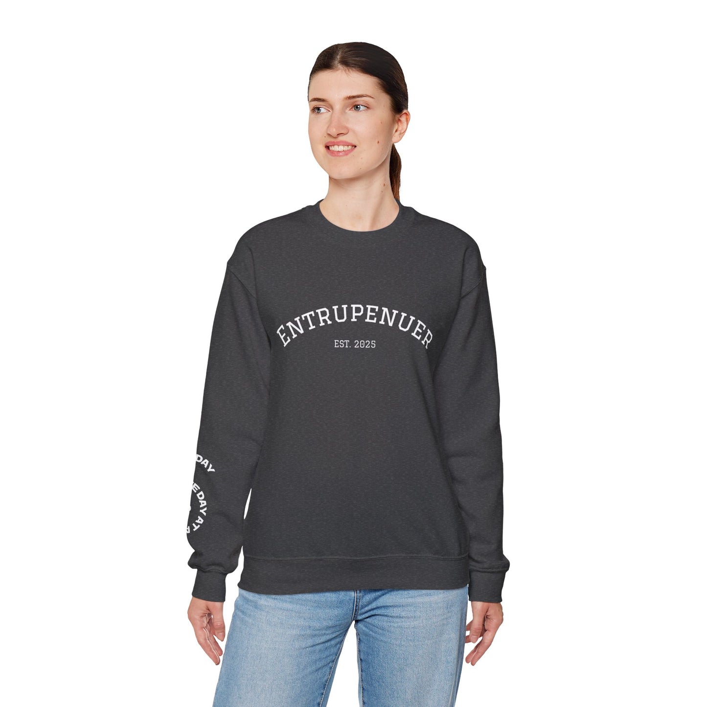 Entrepreneur Crewneck Sweatshirt, Cozy Unisex Pullover Gift, Casual Streetwear, Perfect for Entrepreneurs, Stylish Everyday Wear