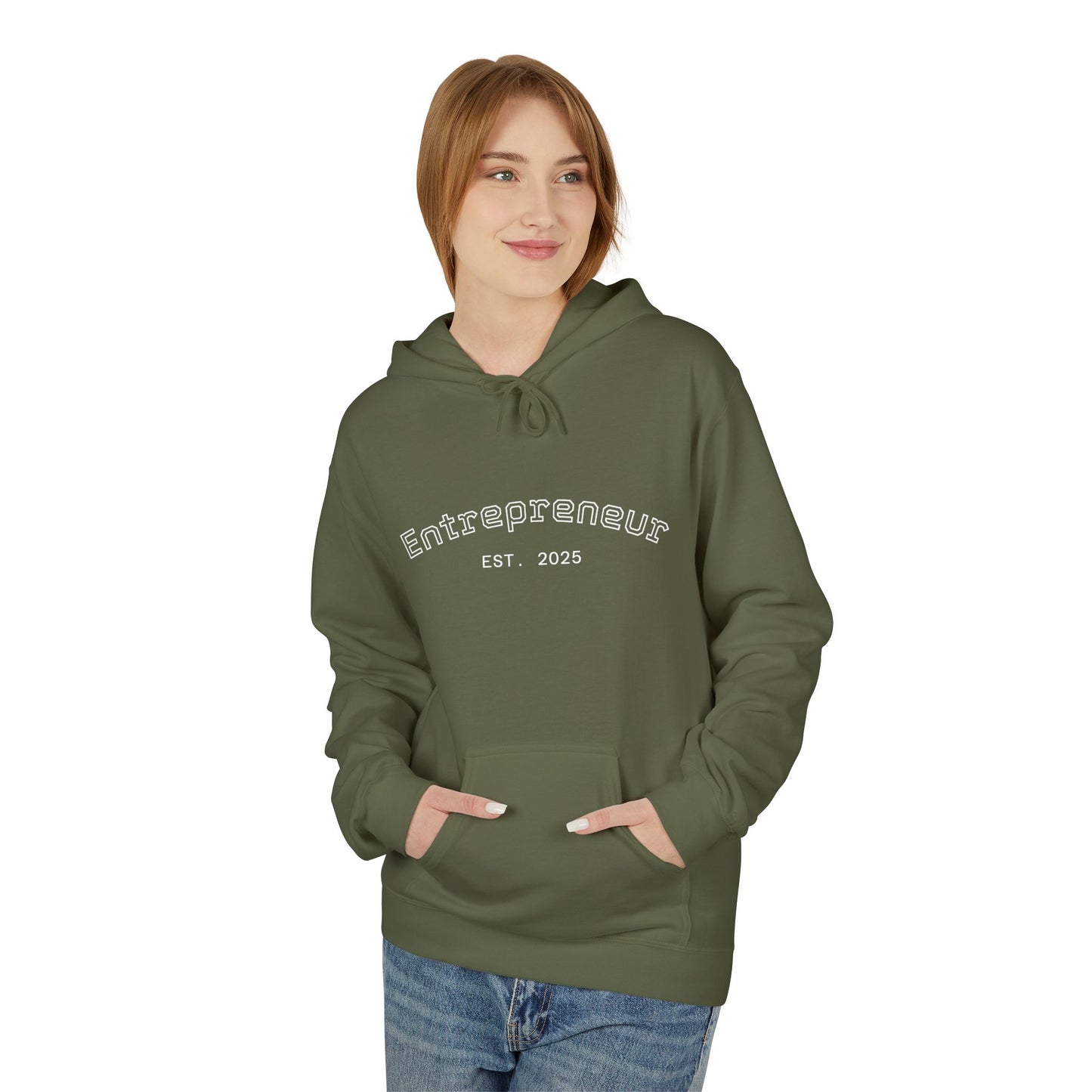 Entrepreneur - Casual Softstyle Fleece Hoodie, Cozy Sweatshirt for Every Occasion, Perfect Gift for Birthdays, Holidays, and Relaxing Days