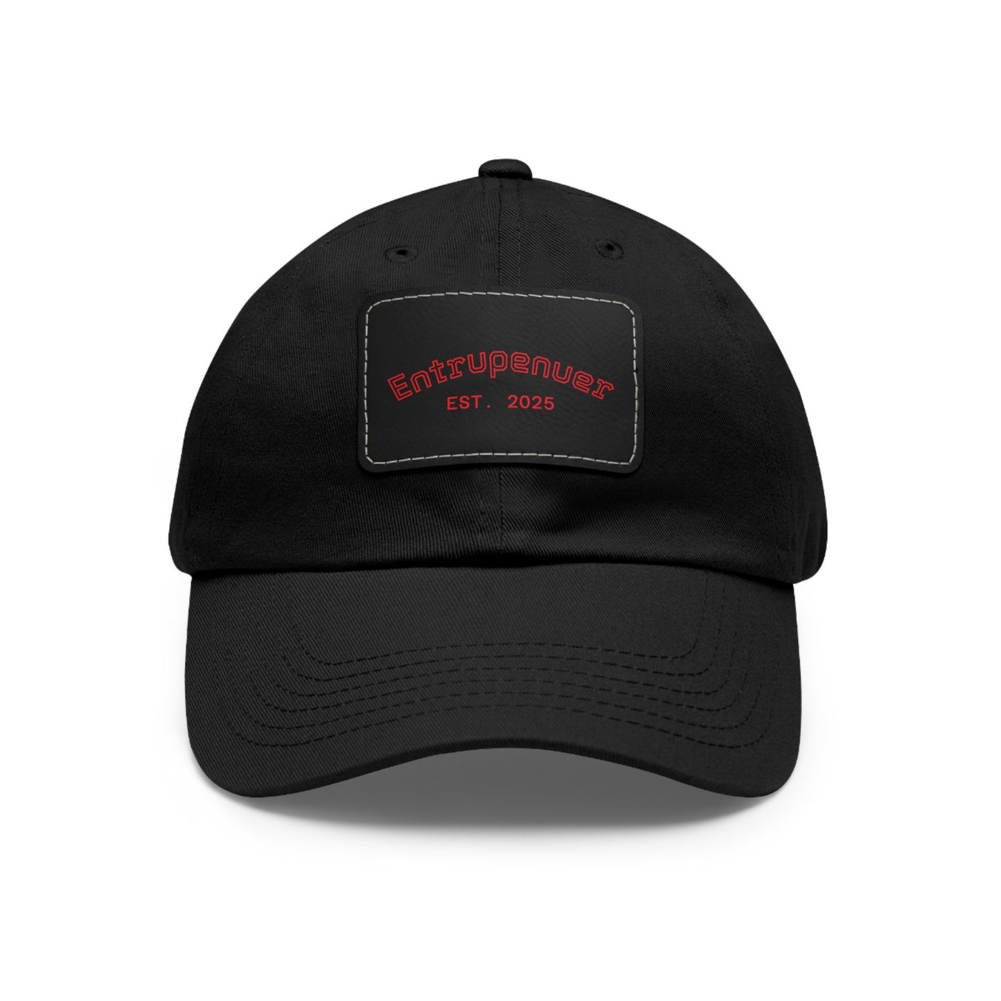 Entrepreneur  - Stylish Dad Hat with Leather Patch | Casual Cap for Everyday Wear, Gift for Him, Fashionable Accessories, Unique Menswear, Birthday Present