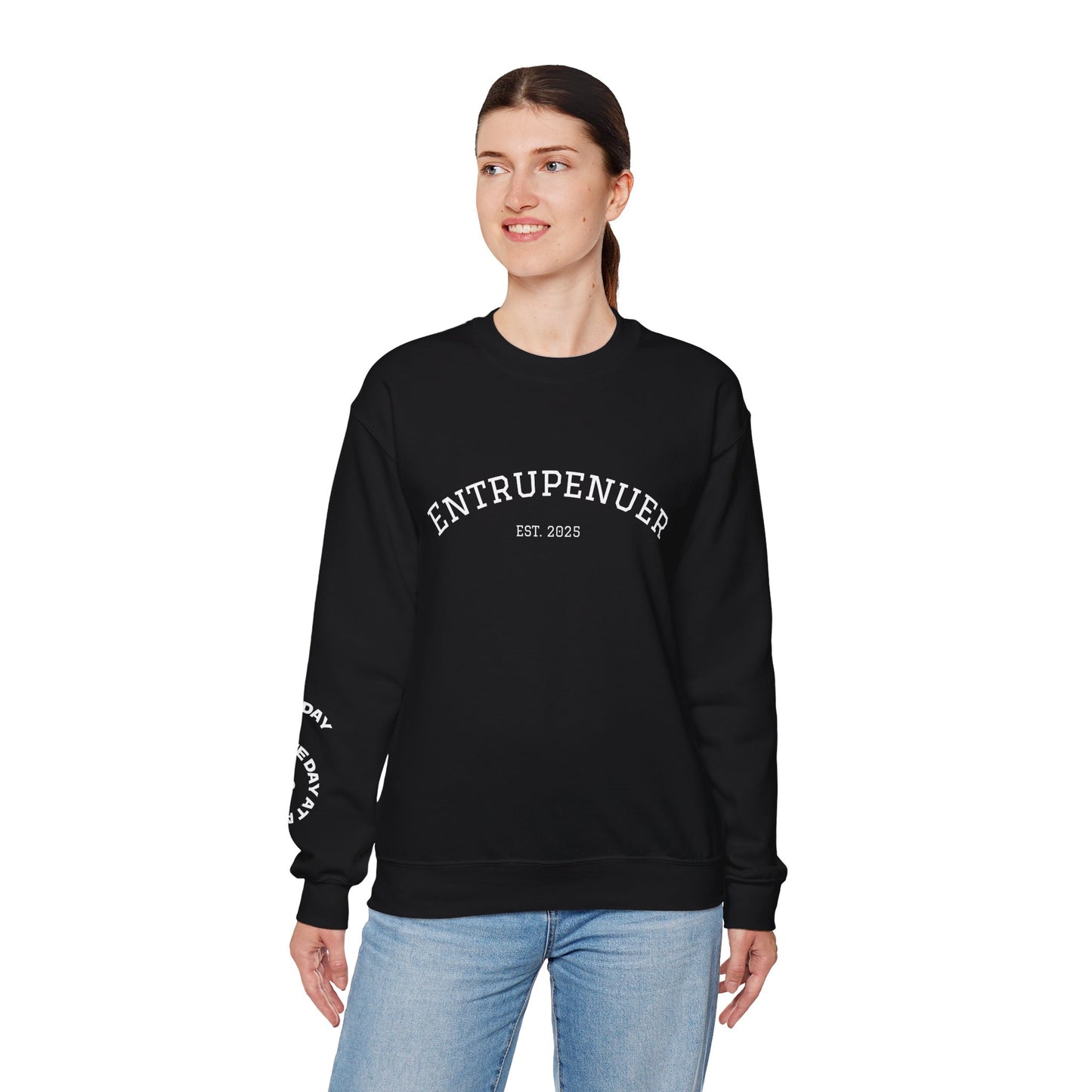 Entrepreneur Crewneck Sweatshirt, Cozy Unisex Pullover Gift, Casual Streetwear, Perfect for Entrepreneurs, Stylish Everyday Wear