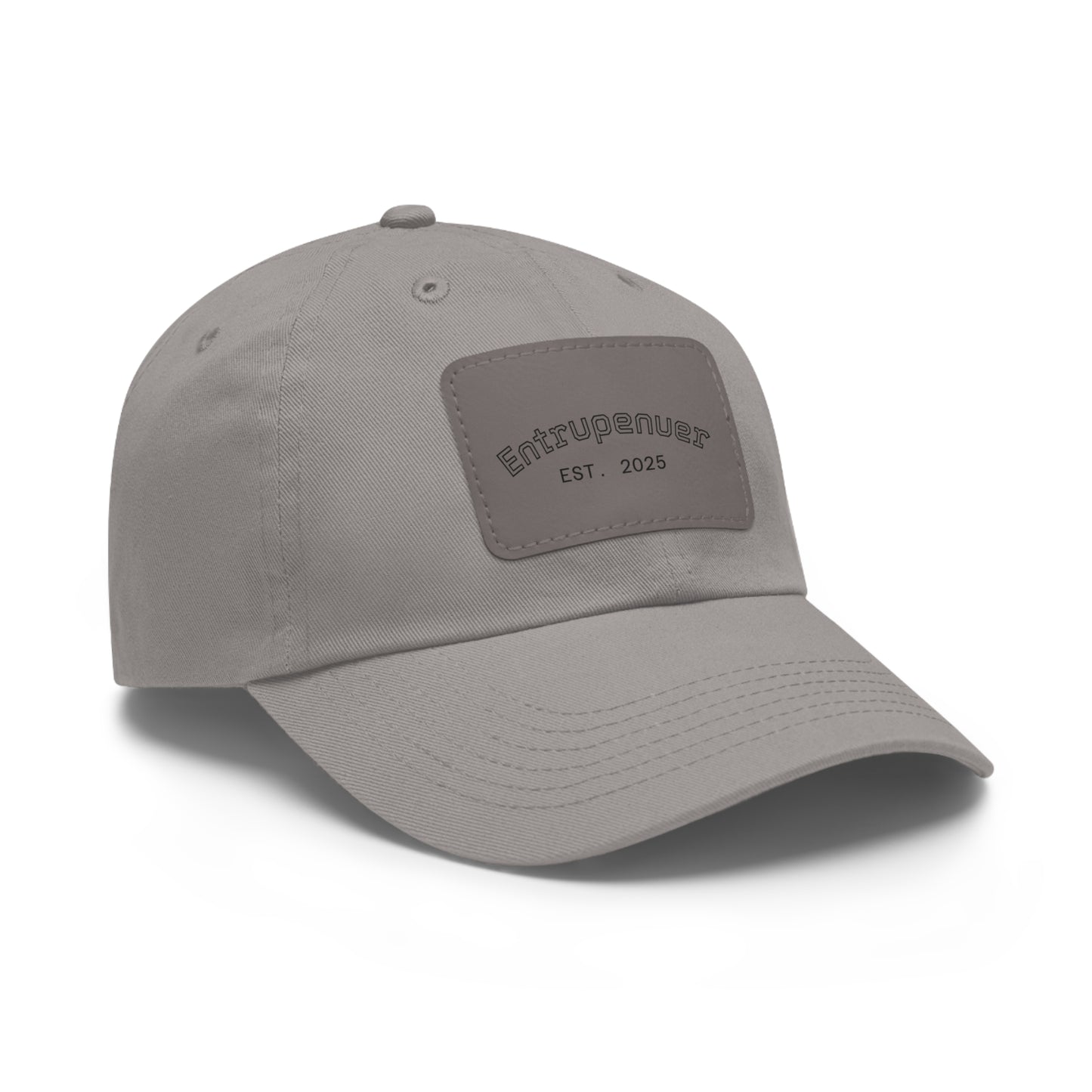 Entrepreneur  - Stylish Dad Hat with Leather Patch | Casual Cap for Everyday Wear, Gift for Him, Fashionable Accessories, Unique Menswear, Birthday Present
