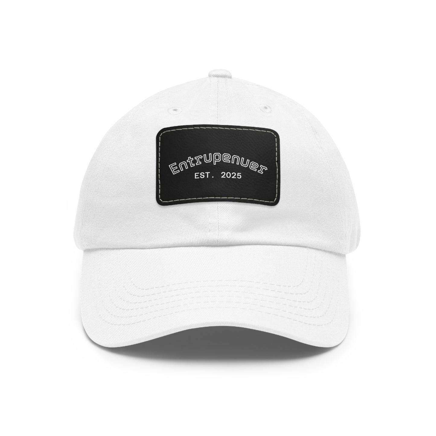 Entrepreneur  - Stylish Dad Hat with Leather Patch | Casual Cap for Everyday Wear, Gift for Him, Fashionable Accessories, Unique Menswear, Birthday Present