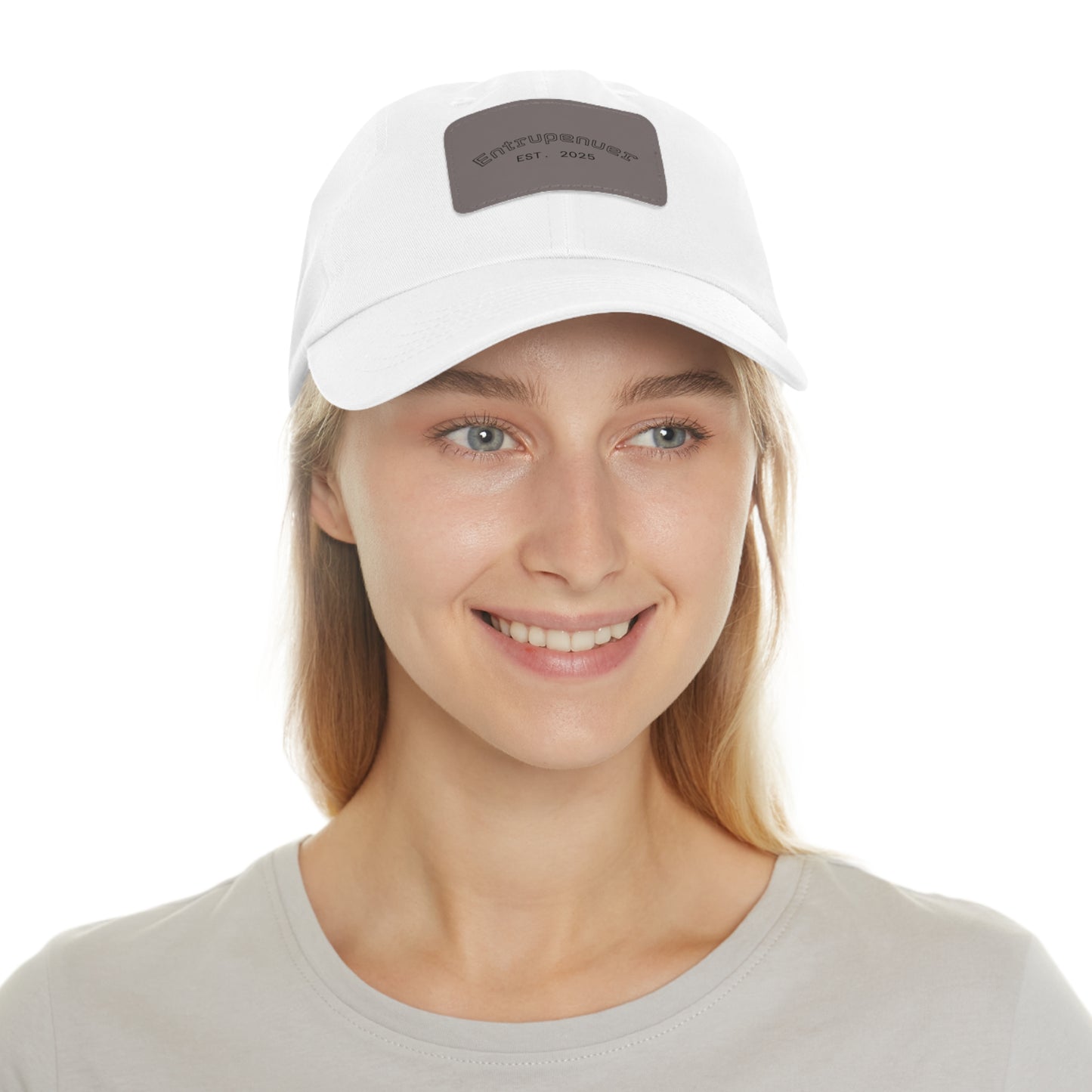 Entrepreneur  - Stylish Dad Hat with Leather Patch | Casual Cap for Everyday Wear, Gift for Him, Fashionable Accessories, Unique Menswear, Birthday Present