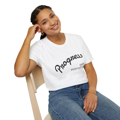 Progress Over Perfection - Motivational Unisex T-Shirt