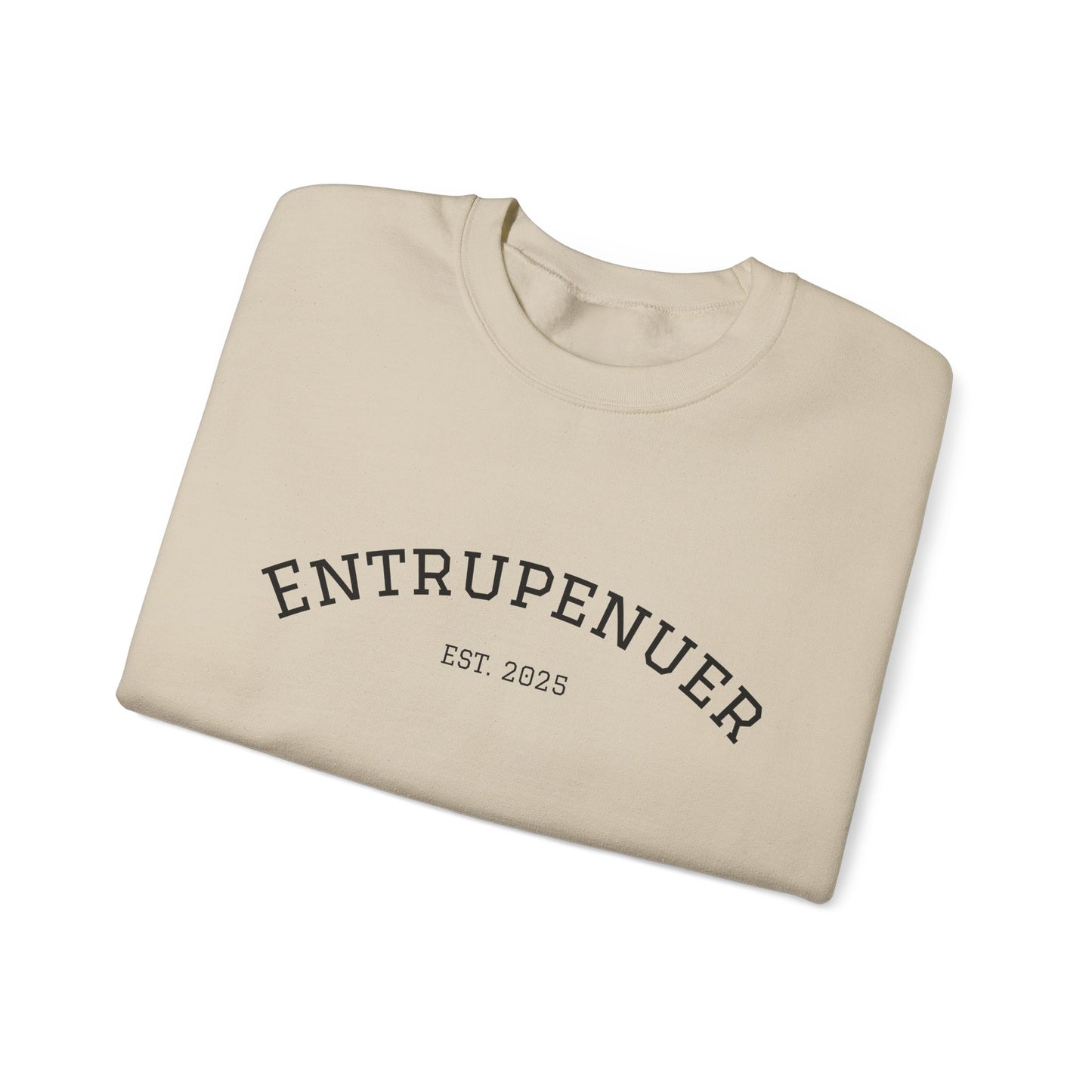 Entrepreneur Crewneck Sweatshirt, Cozy Unisex Pullover Gift, Casual Streetwear, Perfect for Entrepreneurs, Stylish Everyday Wear
