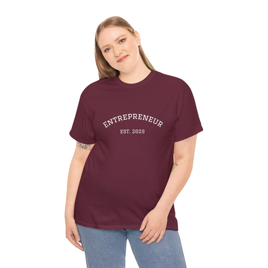 Entrepreneur Tee - Command Your Destiny Unisex Heavy Cotton Tee
