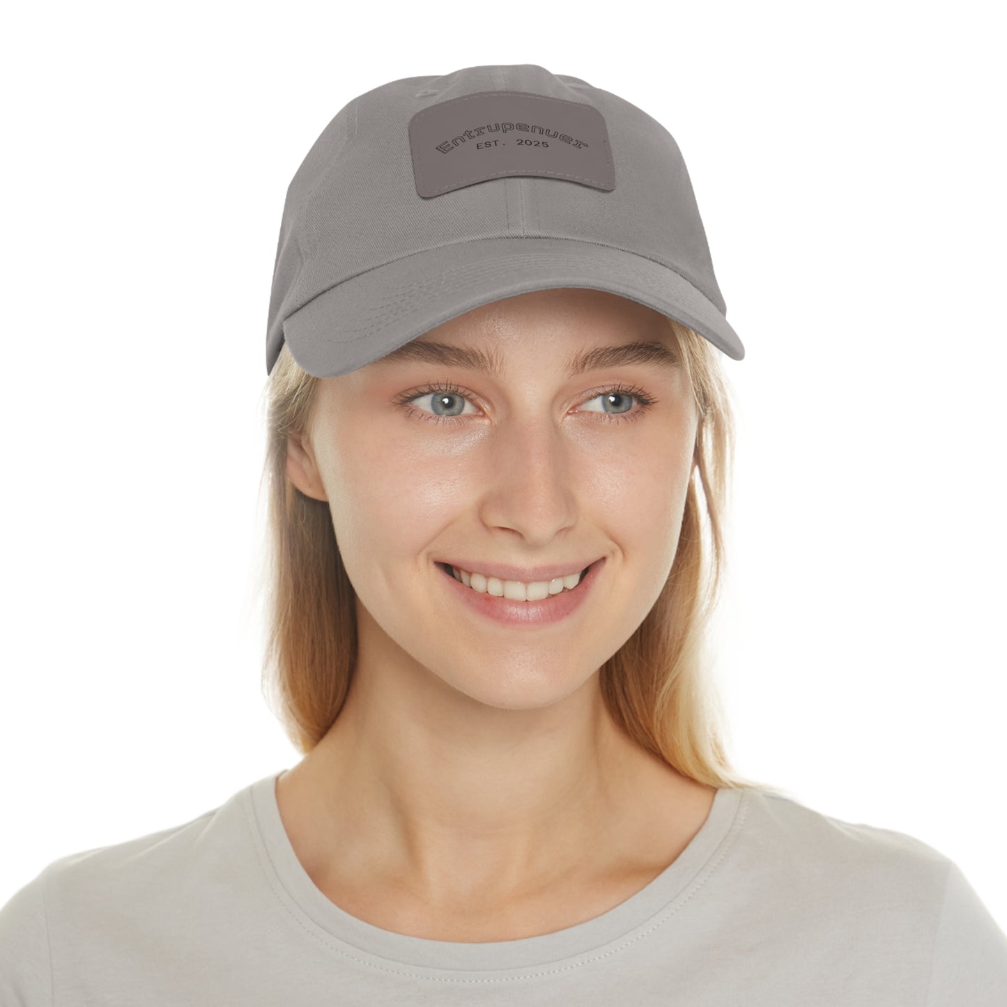 Entrepreneur  - Stylish Dad Hat with Leather Patch | Casual Cap for Everyday Wear, Gift for Him, Fashionable Accessories, Unique Menswear, Birthday Present