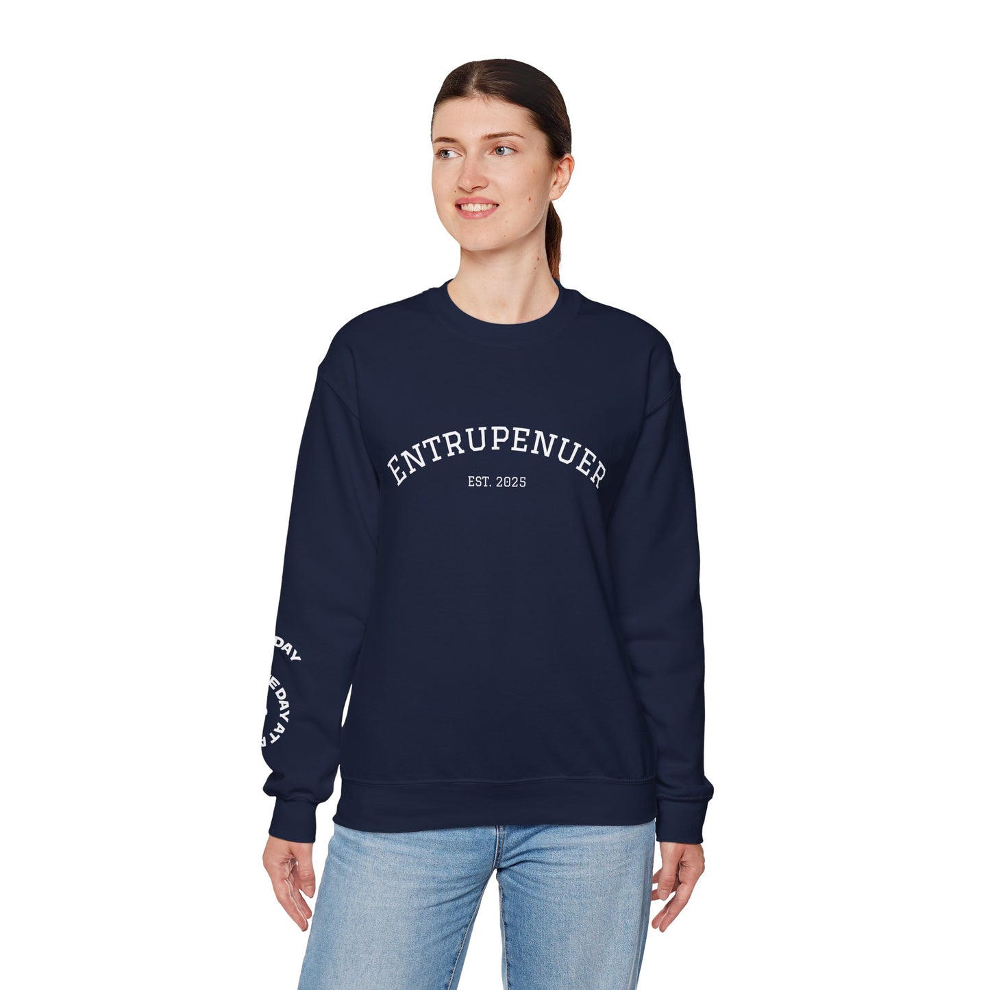 Entrepreneur Crewneck Sweatshirt, Cozy Unisex Pullover Gift, Casual Streetwear, Perfect for Entrepreneurs, Stylish Everyday Wear