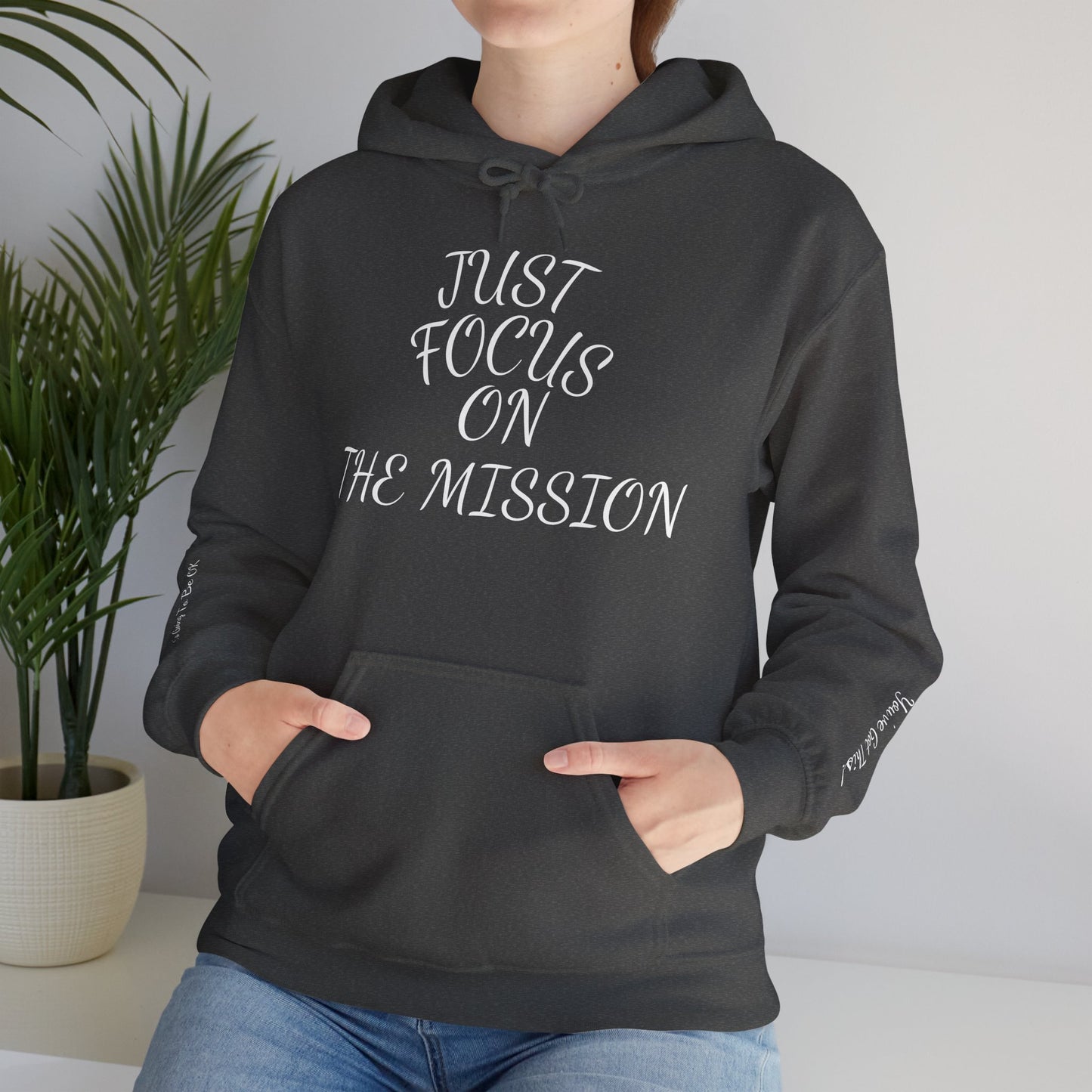 IT'S GOING TO BE OK - From The Encouragement Collection - Motivation Hoodie for Everyday Inspiration, Cozy Sweatshirt, Self-Care Gift, Fitness Apparel, Study Gear, Positive Quote