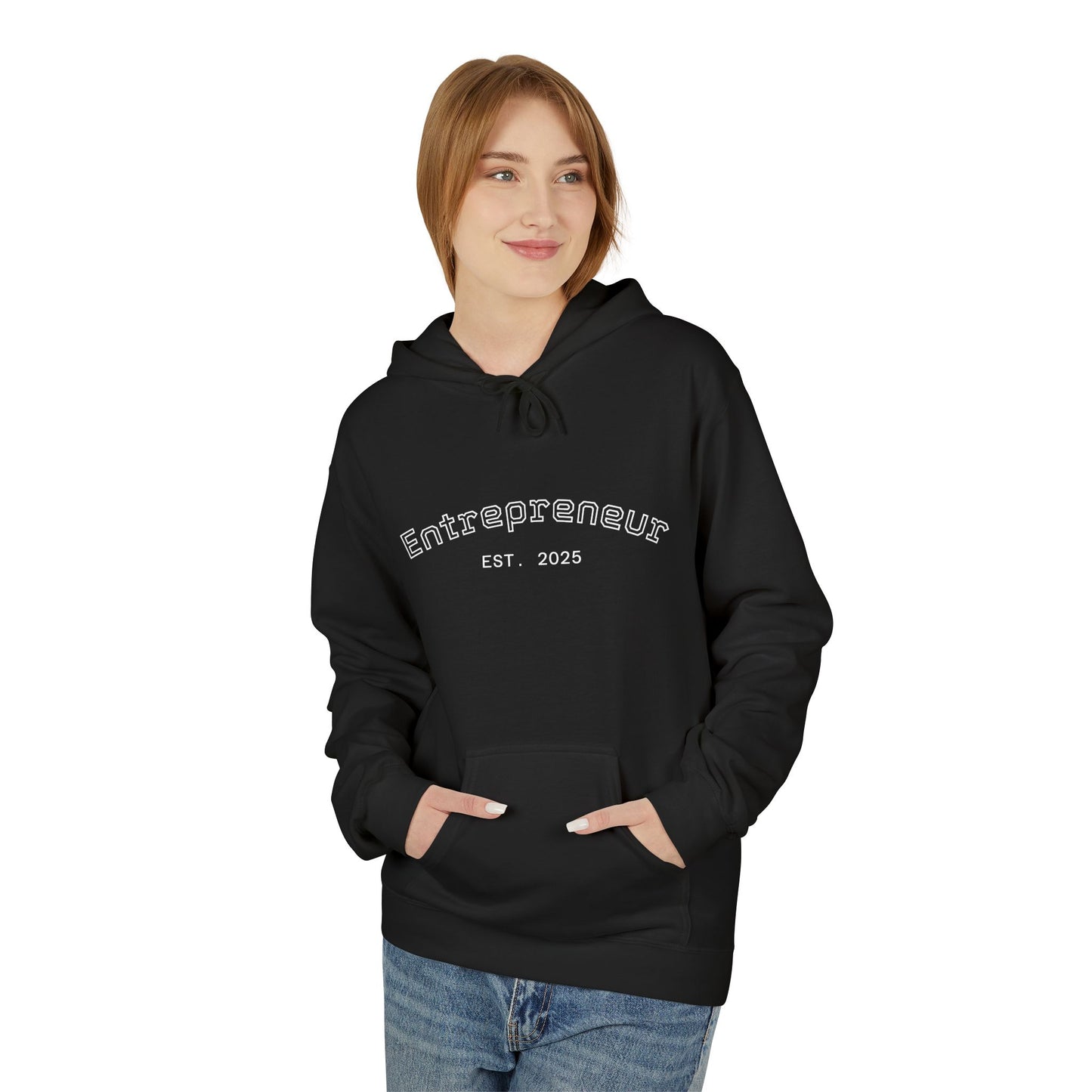 Entrepreneur - Casual Softstyle Fleece Hoodie, Cozy Sweatshirt for Every Occasion, Perfect Gift for Birthdays, Holidays, and Relaxing Days