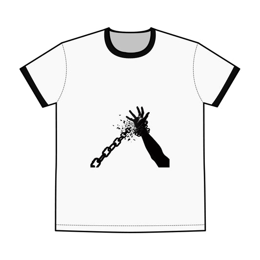 Ringer Tee - Break Free from the Chains Design