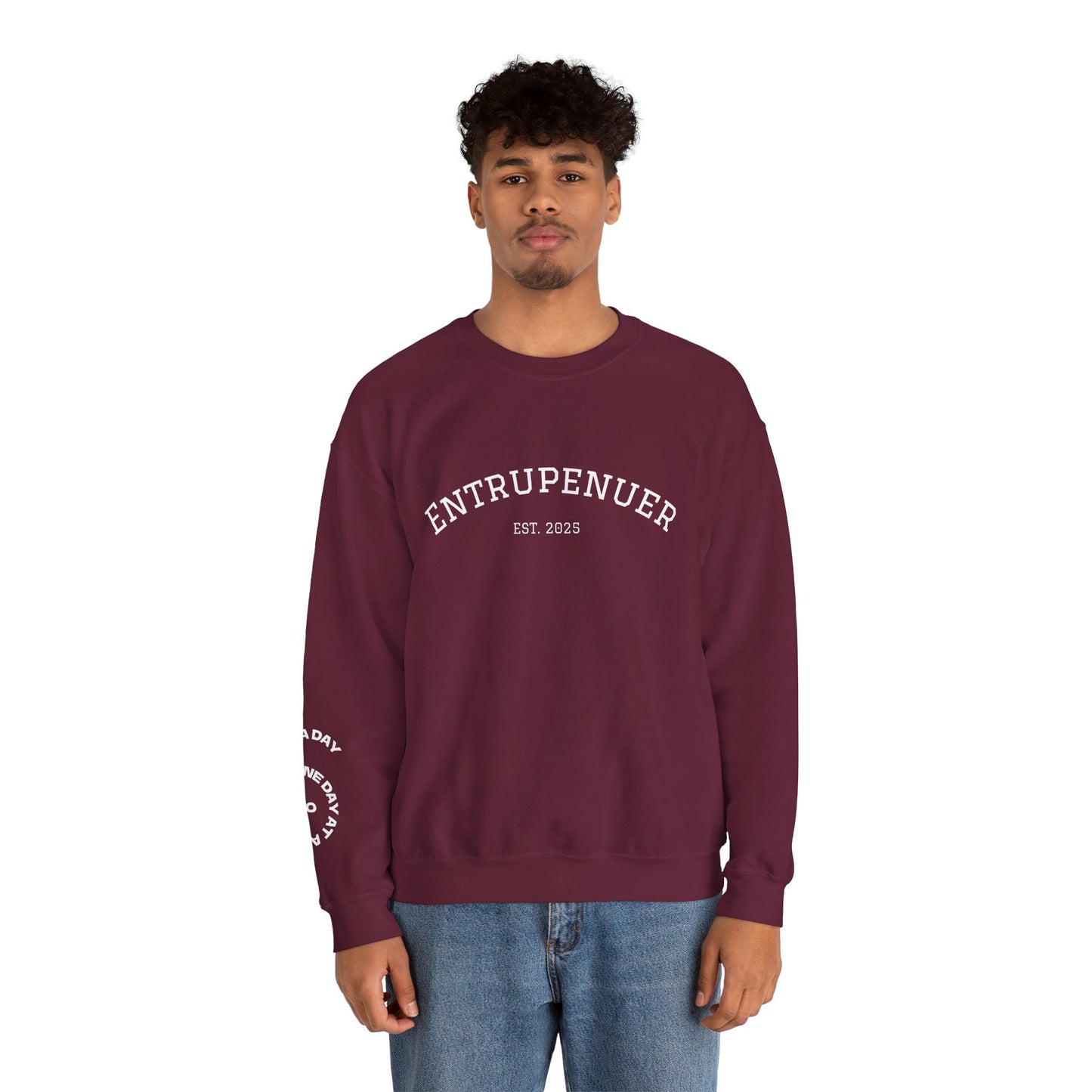Entrepreneur Crewneck Sweatshirt, Cozy Unisex Pullover Gift, Casual Streetwear, Perfect for Entrepreneurs, Stylish Everyday Wear