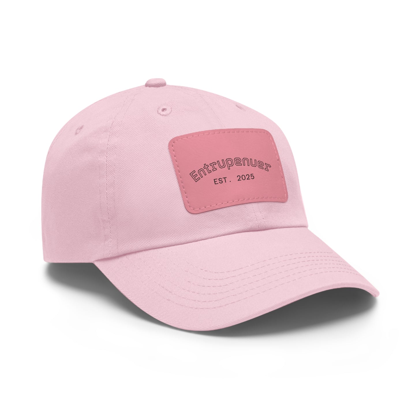 Entrepreneur  - Stylish Dad Hat with Leather Patch | Casual Cap for Everyday Wear, Gift for Him, Fashionable Accessories, Unique Menswear, Birthday Present