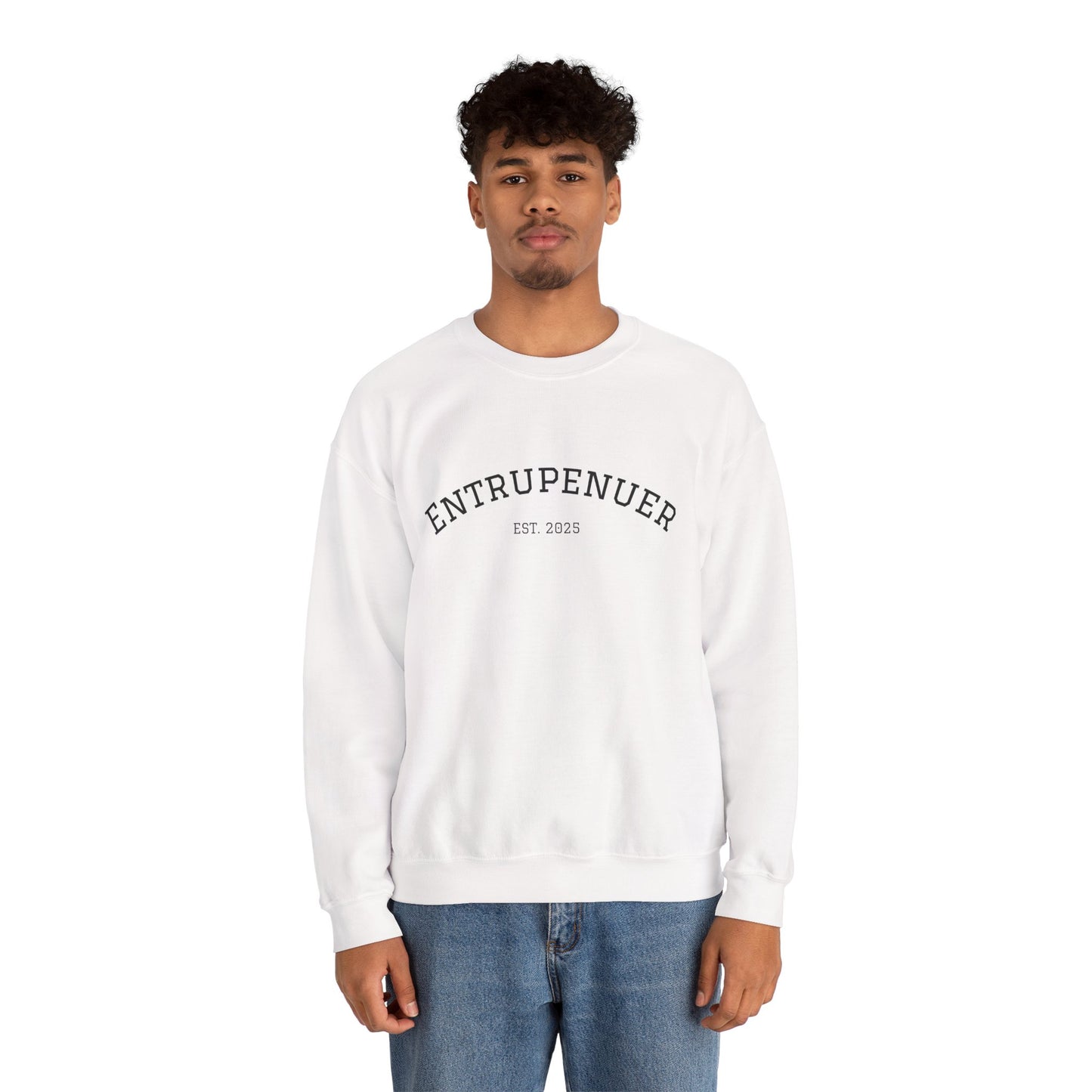 Entrepreneur Crewneck Sweatshirt, Cozy Unisex Pullover Gift, Casual Streetwear, Perfect for Entrepreneurs, Stylish Everyday Wear