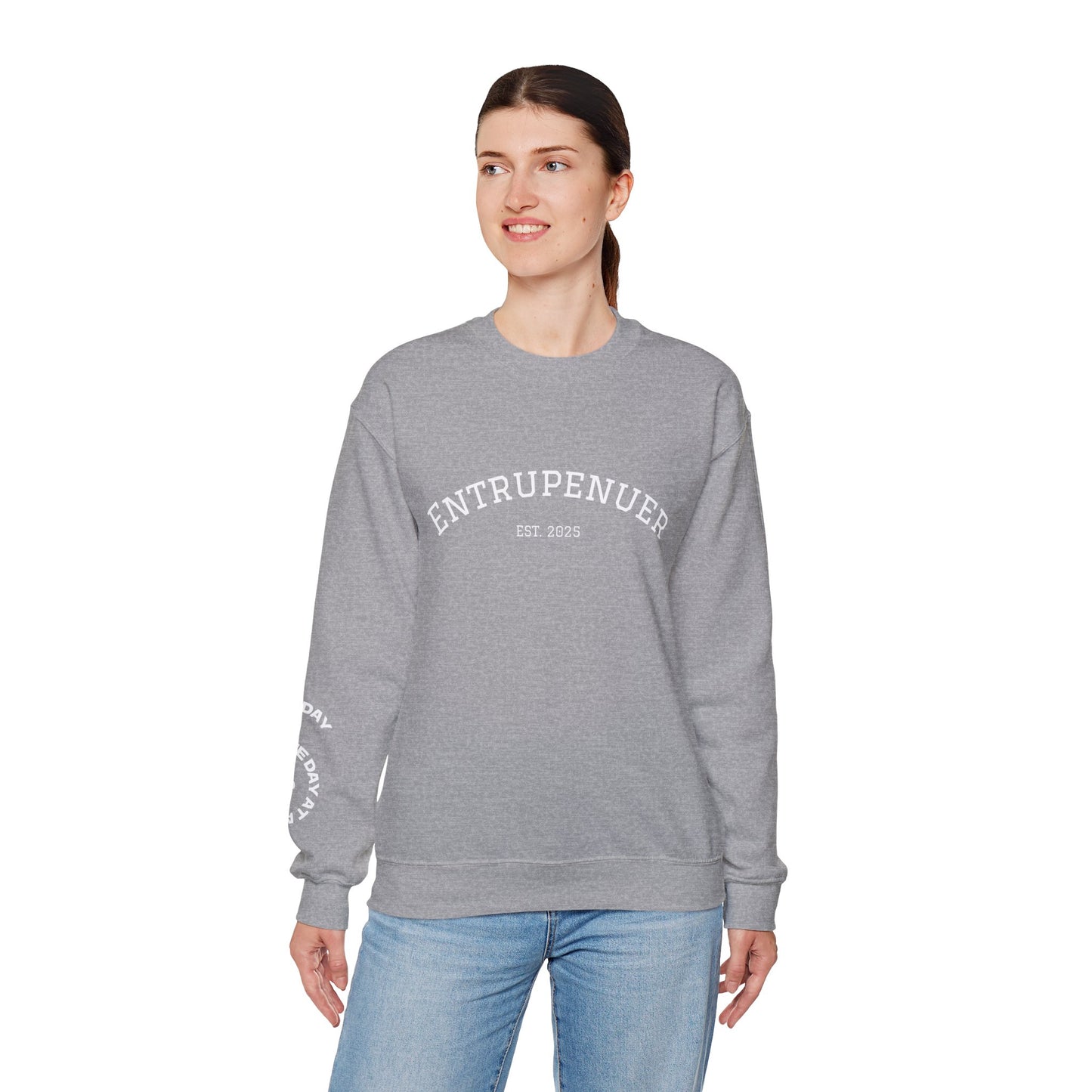 Entrepreneur Crewneck Sweatshirt, Cozy Unisex Pullover Gift, Casual Streetwear, Perfect for Entrepreneurs, Stylish Everyday Wear