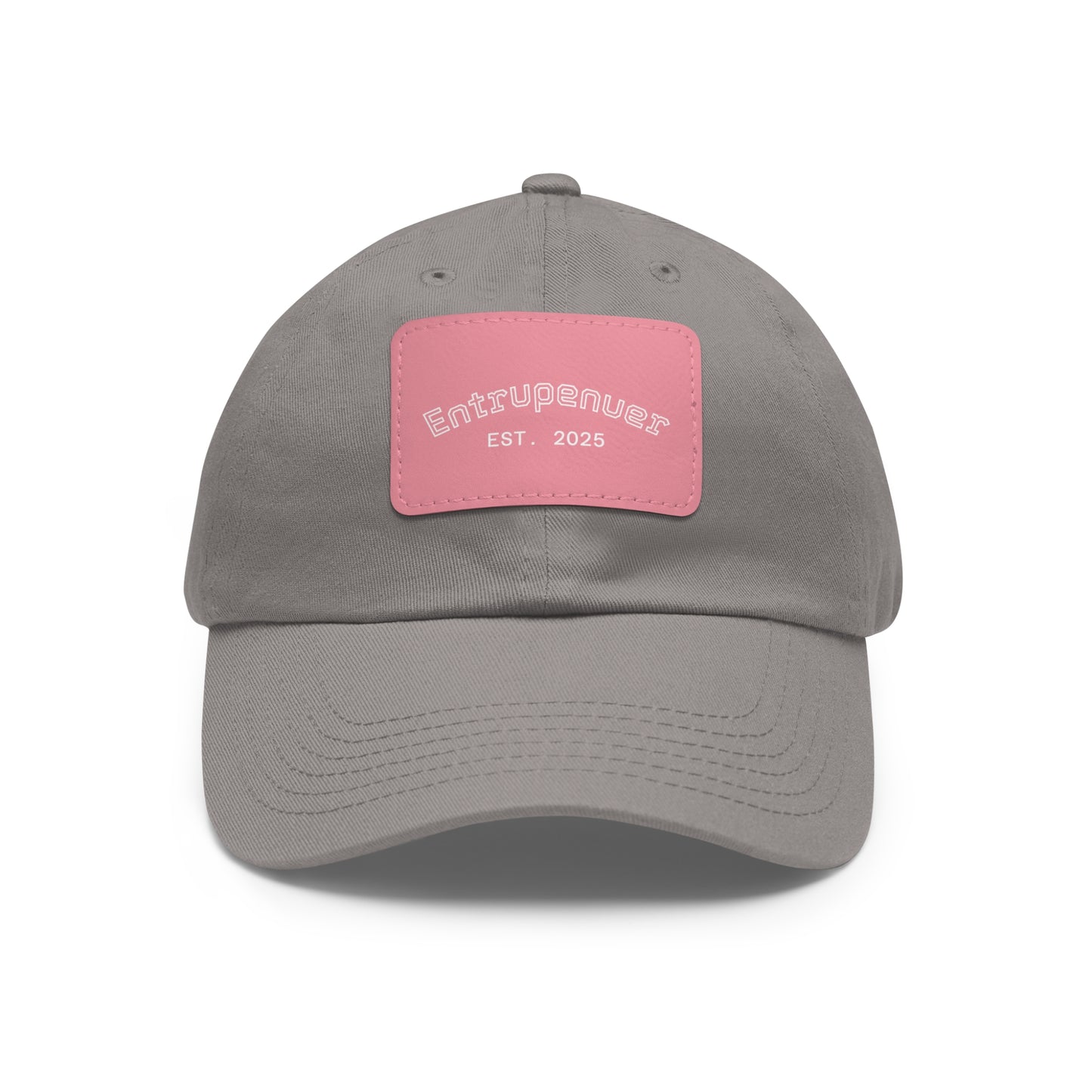 Entrepreneur  - Stylish Dad Hat with Leather Patch | Casual Cap for Everyday Wear, Gift for Him, Fashionable Accessories, Unique Menswear, Birthday Present