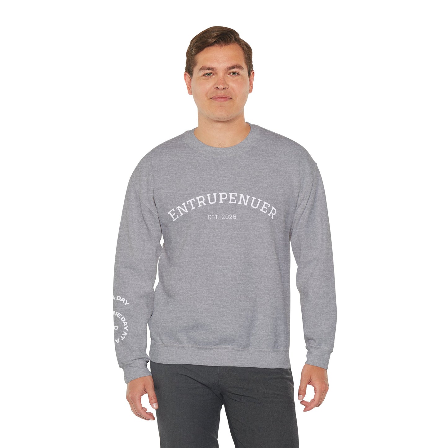 Entrepreneur Crewneck Sweatshirt, Cozy Unisex Pullover Gift, Casual Streetwear, Perfect for Entrepreneurs, Stylish Everyday Wear