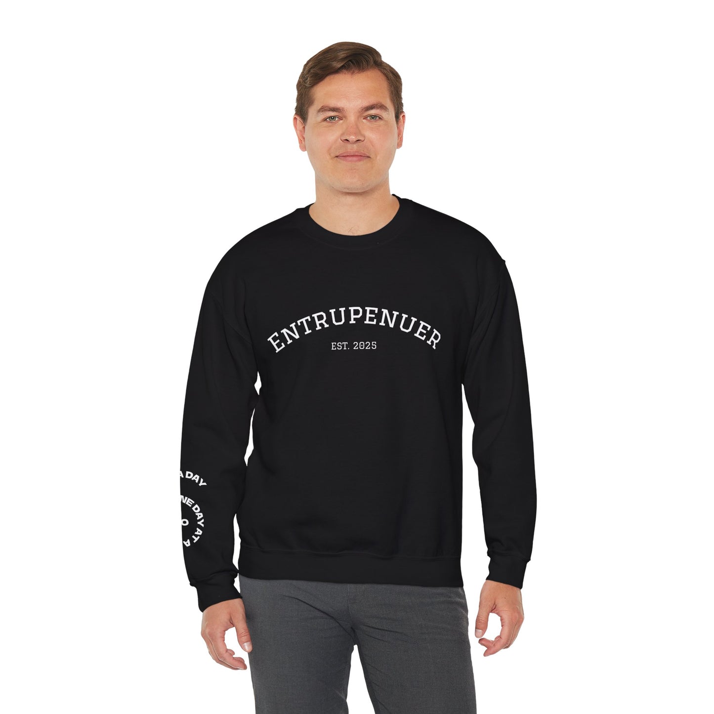 Entrepreneur Crewneck Sweatshirt, Cozy Unisex Pullover Gift, Casual Streetwear, Perfect for Entrepreneurs, Stylish Everyday Wear