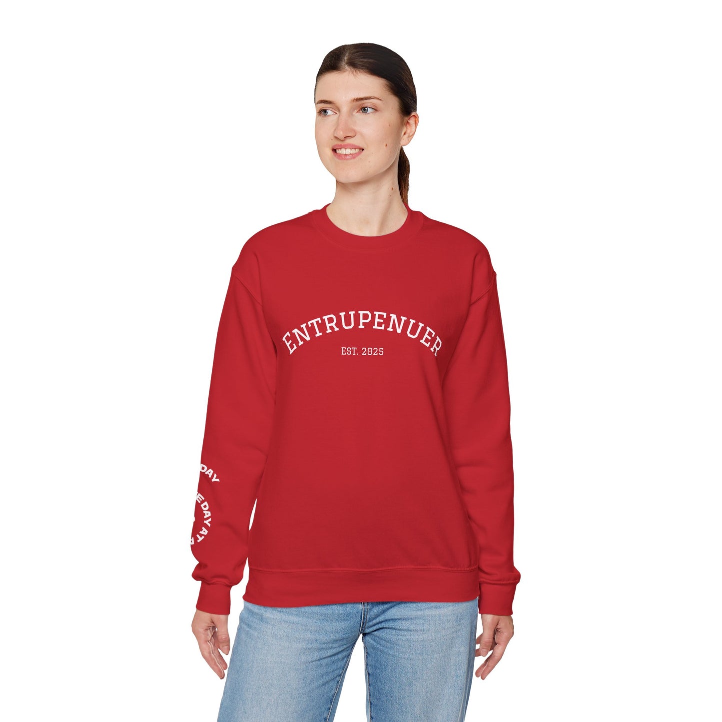 Entrepreneur Crewneck Sweatshirt, Cozy Unisex Pullover Gift, Casual Streetwear, Perfect for Entrepreneurs, Stylish Everyday Wear