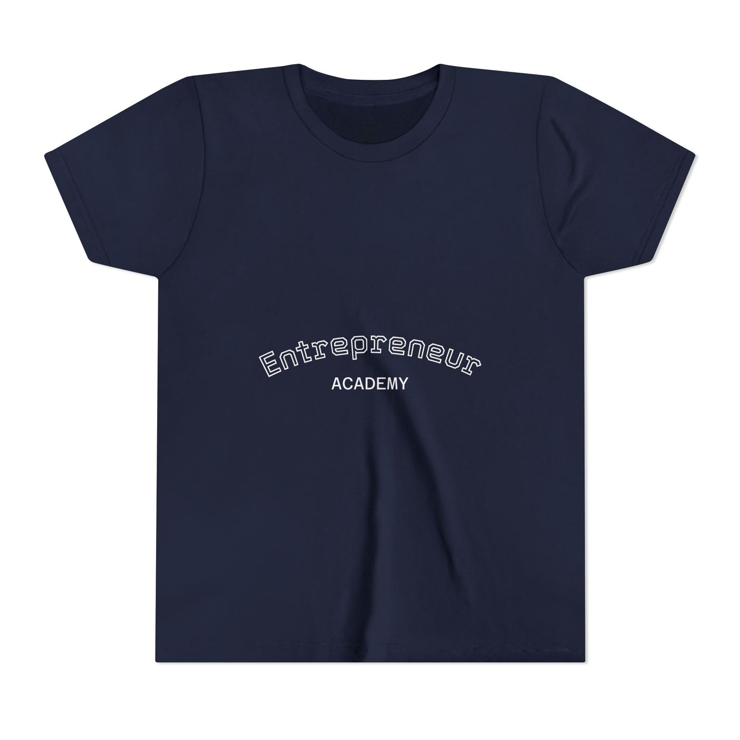 Entrepreneur Academy Youth Tee | Inspirational Kids Shirt, Gift for Young Stars, Back to School Top, Motivational Apparel