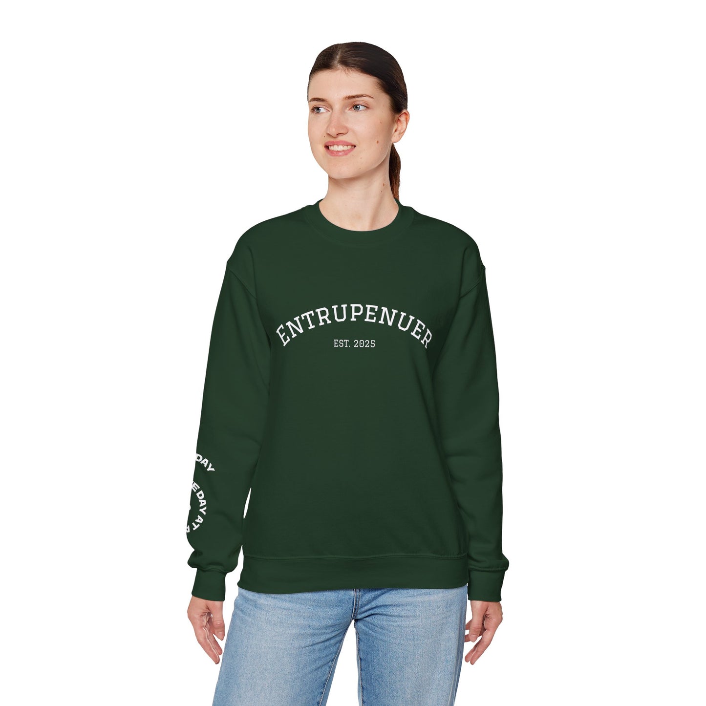 Entrepreneur Crewneck Sweatshirt, Cozy Unisex Pullover Gift, Casual Streetwear, Perfect for Entrepreneurs, Stylish Everyday Wear