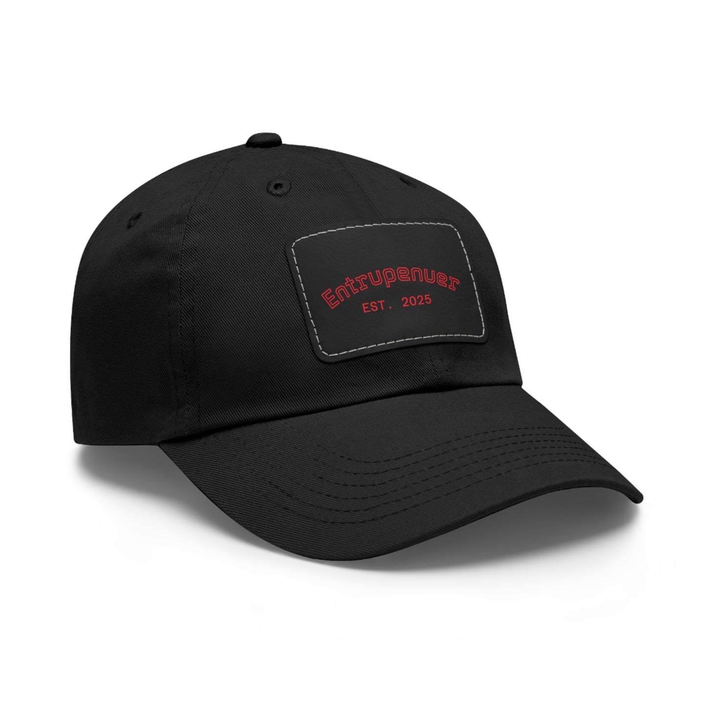 Entrepreneur  - Stylish Dad Hat with Leather Patch | Casual Cap for Everyday Wear, Gift for Him, Fashionable Accessories, Unique Menswear, Birthday Present