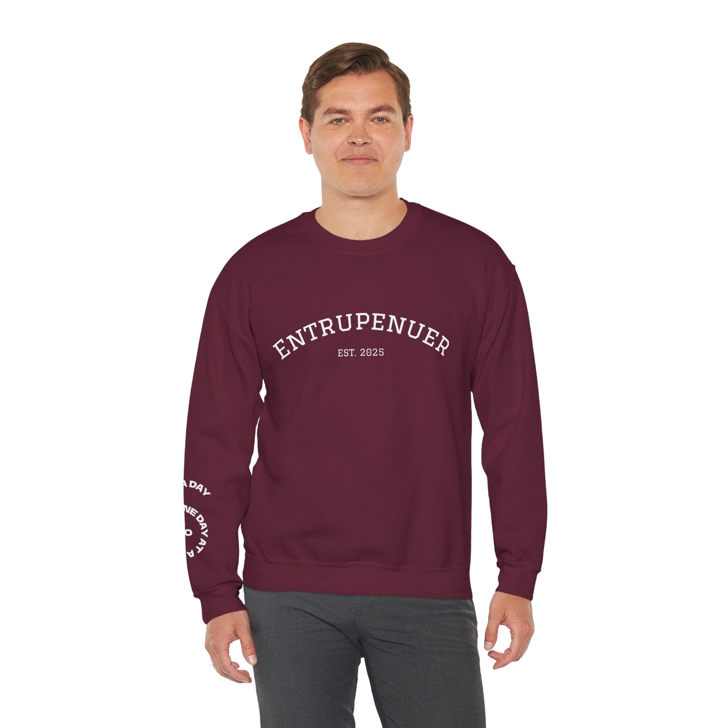 Entrepreneur Crewneck Sweatshirt, Cozy Unisex Pullover Gift, Casual Streetwear, Perfect for Entrepreneurs, Stylish Everyday Wear
