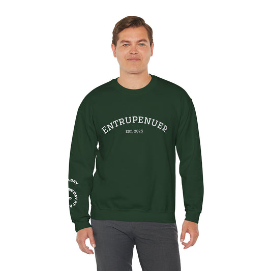 Entrepreneur Crewneck Sweatshirt, Cozy Unisex Pullover Gift, Casual Streetwear, Perfect for Entrepreneurs, Stylish Everyday Wear