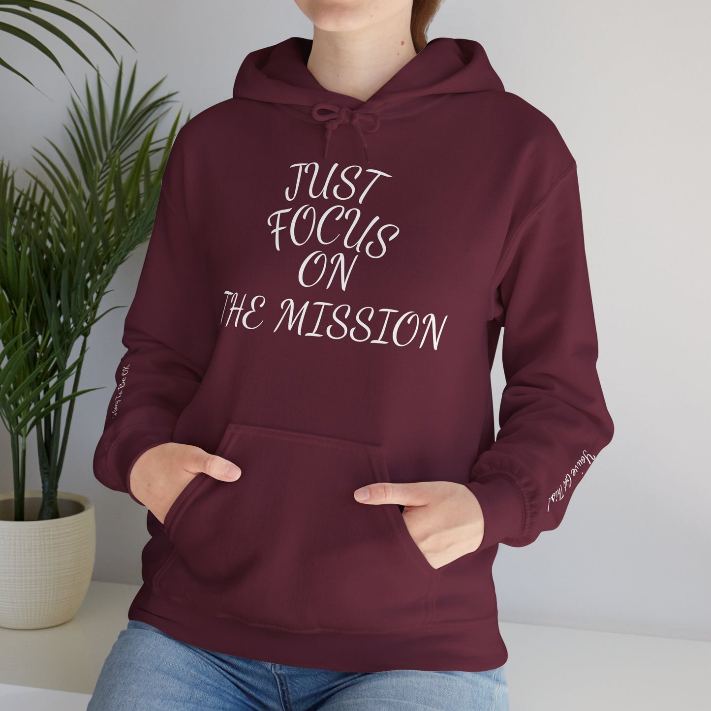 IT'S GOING TO BE OK - From The Encouragement Collection - Motivation Hoodie for Everyday Inspiration, Cozy Sweatshirt, Self-Care Gift, Fitness Apparel, Study Gear, Positive Quote