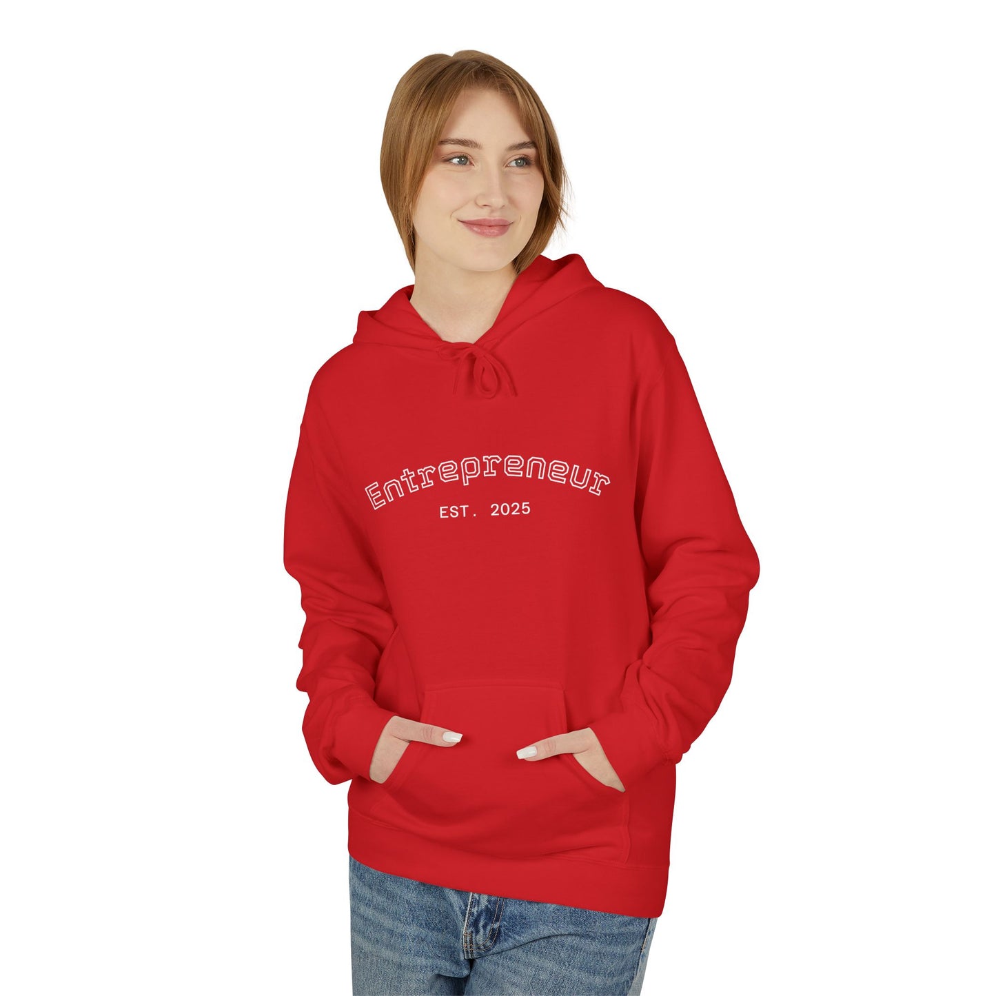 Entrepreneur - Casual Softstyle Fleece Hoodie, Cozy Sweatshirt for Every Occasion, Perfect Gift for Birthdays, Holidays, and Relaxing Days