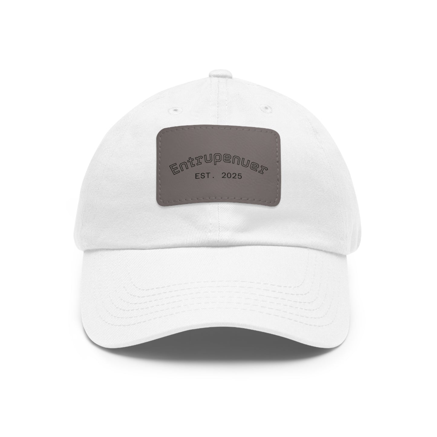 Entrepreneur  - Stylish Dad Hat with Leather Patch | Casual Cap for Everyday Wear, Gift for Him, Fashionable Accessories, Unique Menswear, Birthday Present
