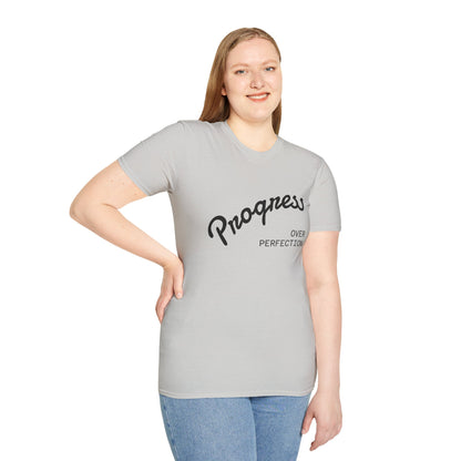 Progress Over Perfection - Motivational Unisex T-Shirt