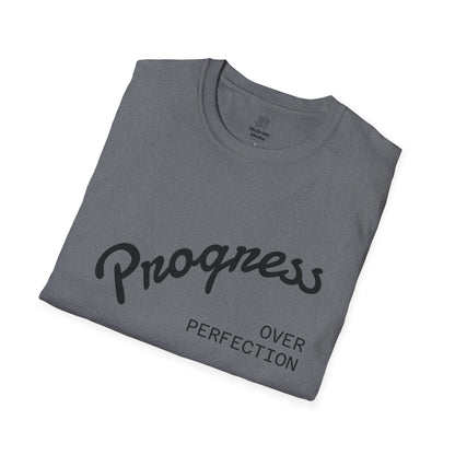 Progress Over Perfection - Motivational Unisex T-Shirt